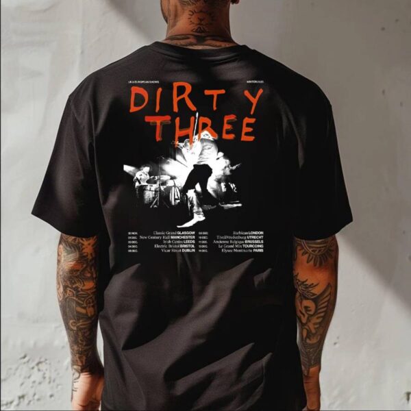 Dirty Three European Tour Winter 2025 T-shirt-y ohswYZf