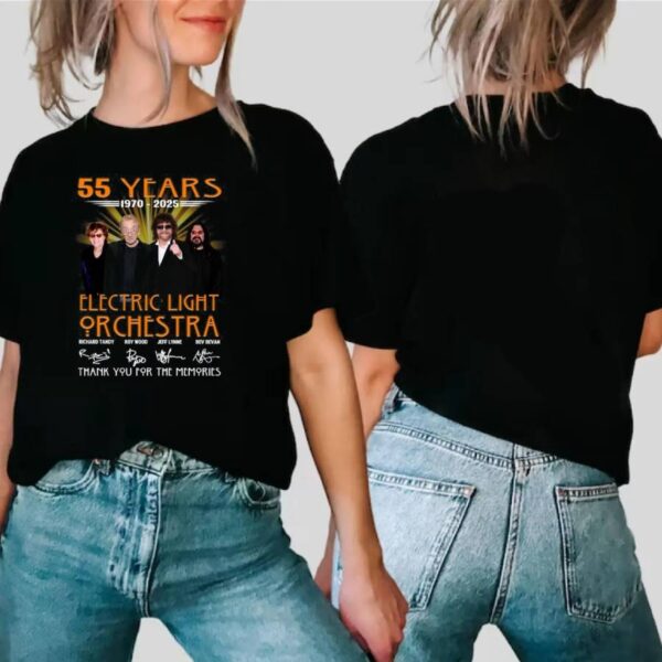 Electric Light Orchestra 55 Years 1970-2025 T-shirt-b 6JoyXTe