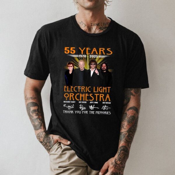 Electric Light Orchestra 55 Years 1970-2025 T-shirt FV0bGaU