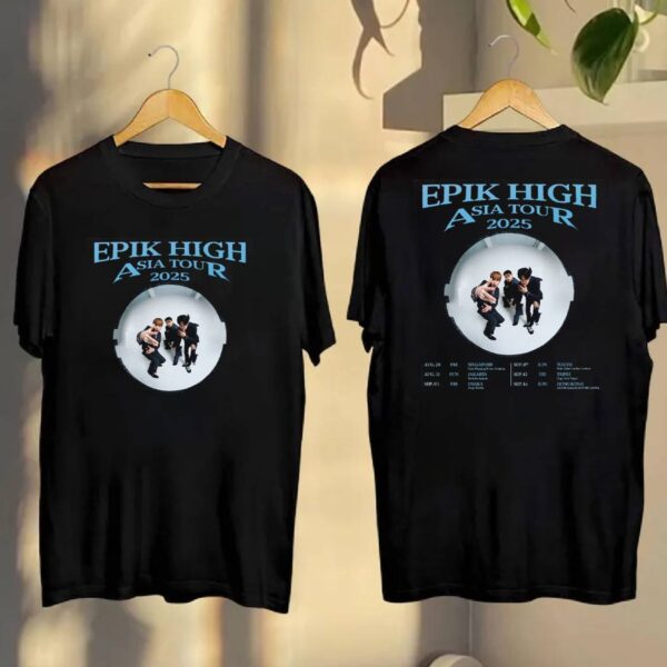 Epik High Asia Tour 2025 T-shirt Sz6FRnN