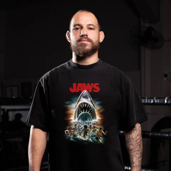 Jaws 50th Anniversary T-shirt-a WLbr74Z