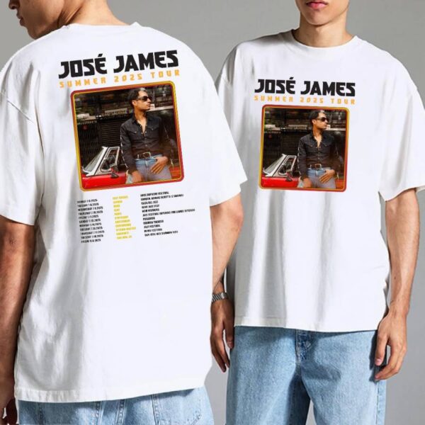 Jose James Summer 2025 Tour T-shirt jAsq4Nd