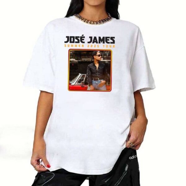 Jose James Summer 2025 Tour T-shirt-a JTv5Ddo