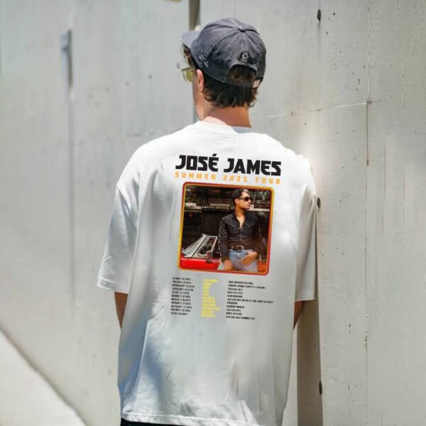 Jose James Summer 2025 Tour T-shirt-b xBaCody