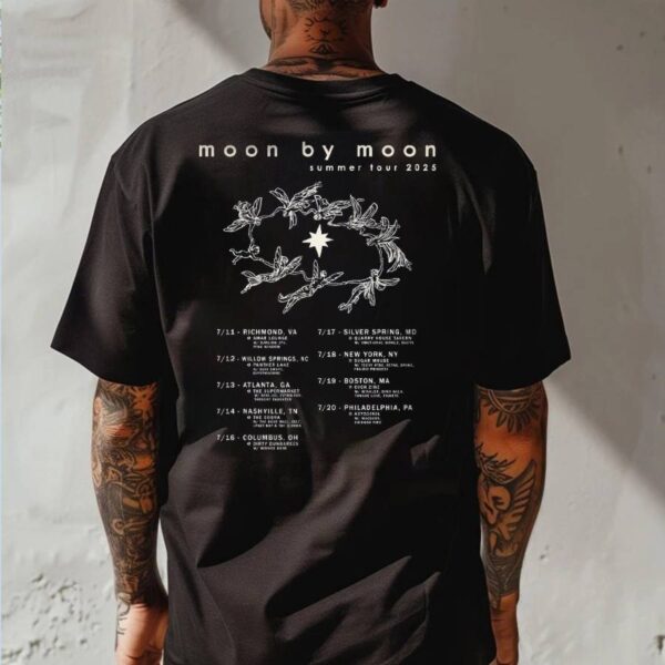 Moon By Moon Summer Tour 2025 T-shirt-c 5bvgXLw