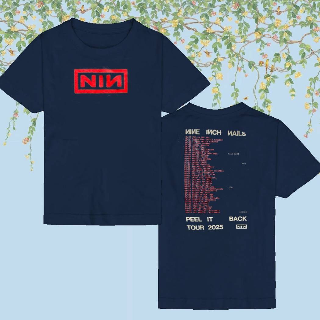Nine Inch Nails Peel It Back Tour 2025 T-shirt - Ricardo