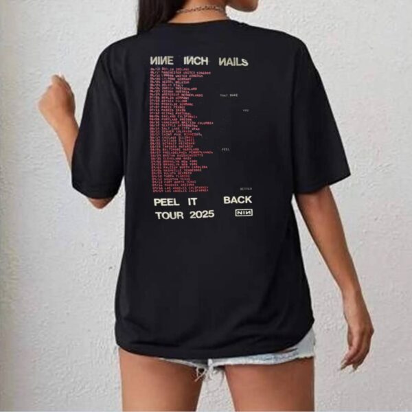 Nine Inch Nails Peel It Back Tour 2025 T-shirt - Ricardo