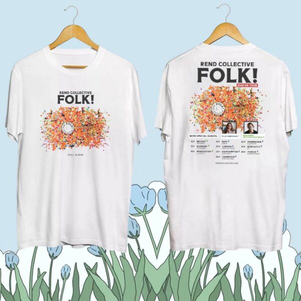 Rend Collective Folk 2025 Uk Tour T-shirt-a WT3wliQ