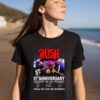 Rush Band 57th Anniversary 1968-2025 T-shirt-a jymUpGz