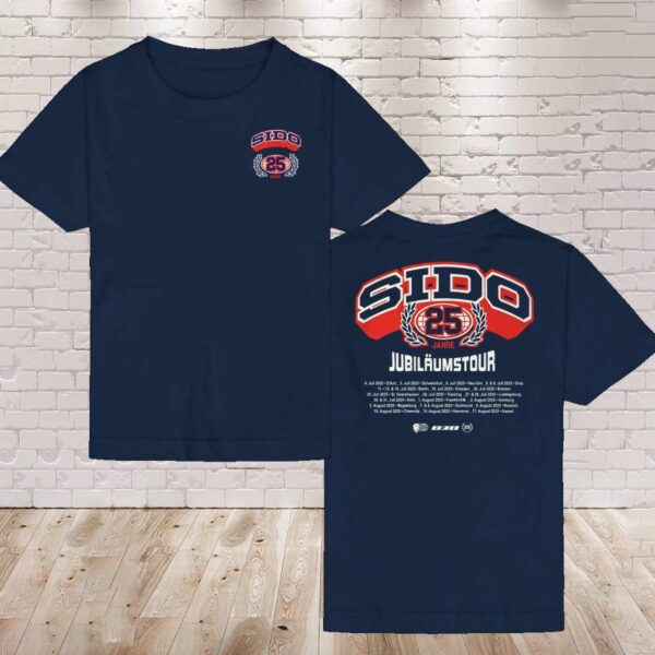 Sido 25 Anniversary T-shirt-a EUnoqgJ