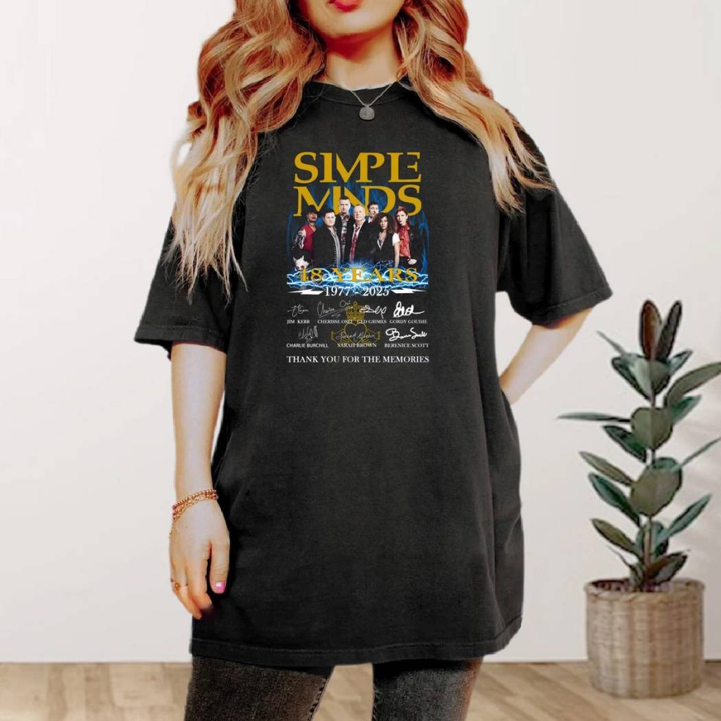 Simple Minds 48 Years 1977-2025 T-shirt-a Simple Minds 48 Years 1977-2025 T-shirt-a wtYrAgp