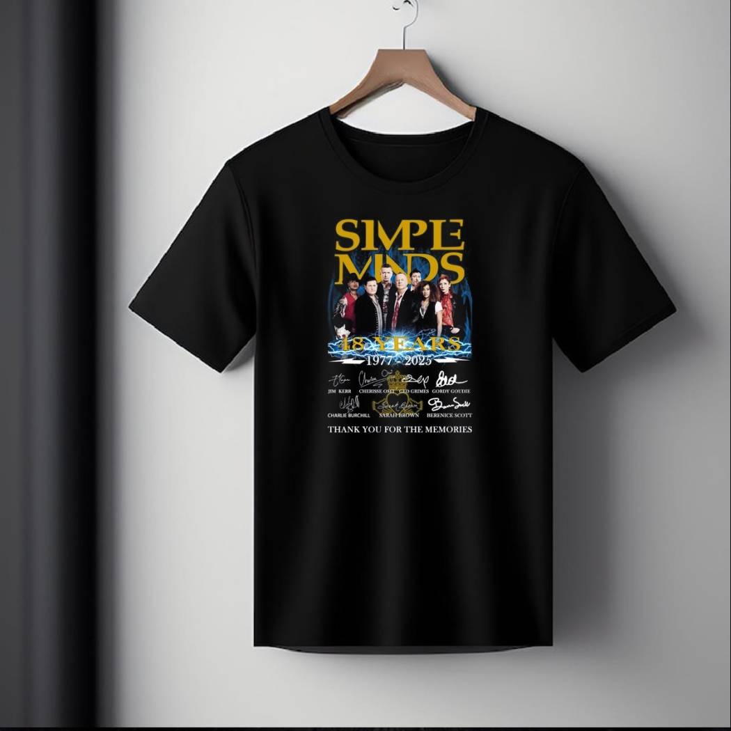 Simple Minds 48 Years 1977-2025 T-shirt-b Simple Minds 48 Years 1977-2025 T-shirt-b LIbC5Ko