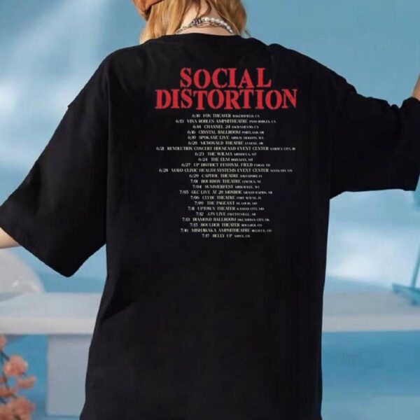 Social Distortion Tour 2025 T-shirt-c HA283aB