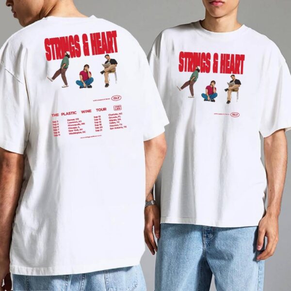 Strings And Heart The Plastic Wine Tour 2025 T-shirt-a lUZwqS7