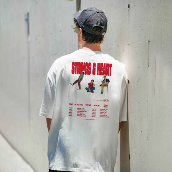 Strings And Heart The Plastic Wine Tour 2025 T-shirt-c vY8a26m