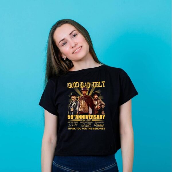 The Good, The Bad And The Ugly 59th Anniversary 1966-2025 Classic Men Shirt-a wV9kqSA