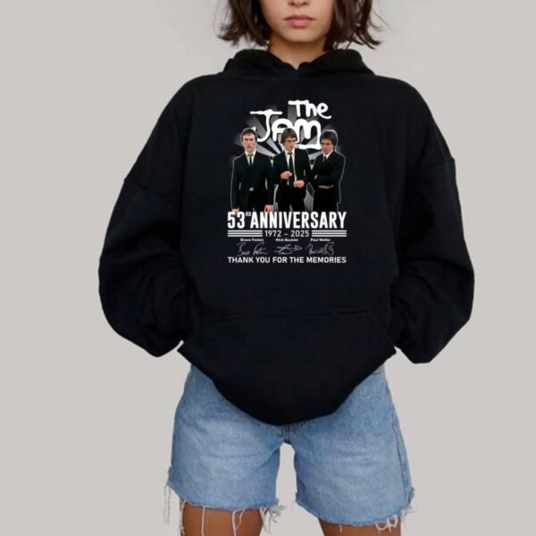 The Jam 53rd Anniversary 1972-2025 T-shirt-b v08OXVL