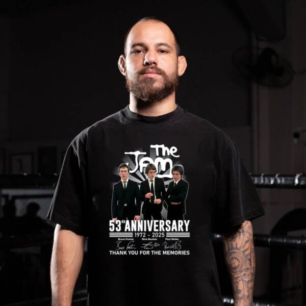 The Jam 53rd Anniversary 1972-2025 T-shirt yLHkNGm
