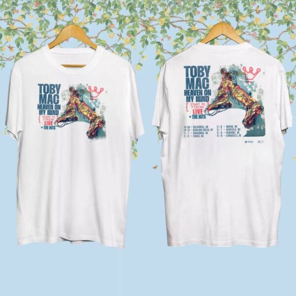 Tobymac Heaven On My Mind Fall 2025 Tour T-shirt-b 5Y1drRi