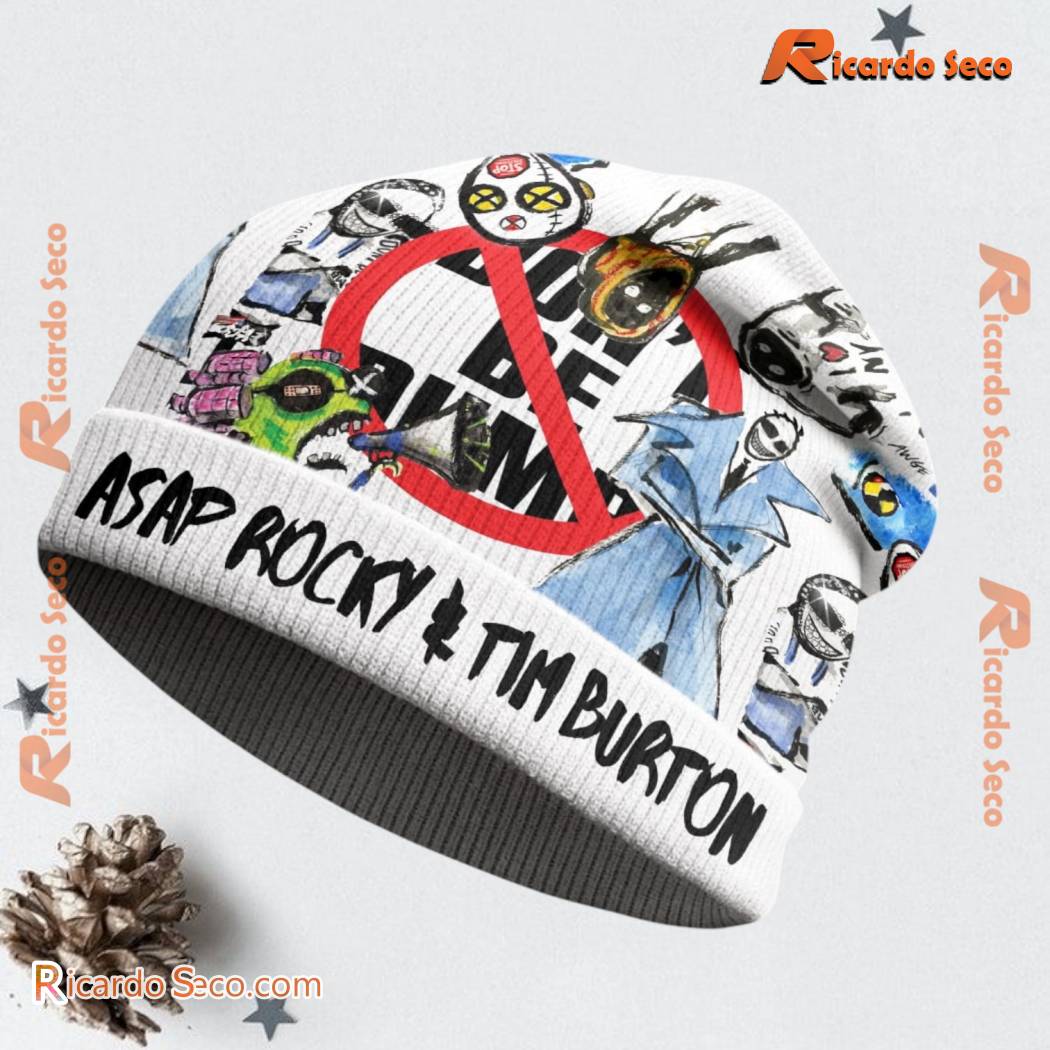 A$AP Rocky & Tim Burton Beanie Hat RZoJCVm