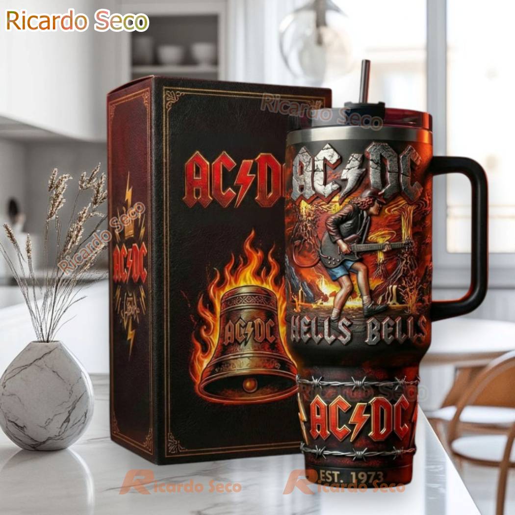 AC DC Hells Bells Premium Tumbler tqAFBKh