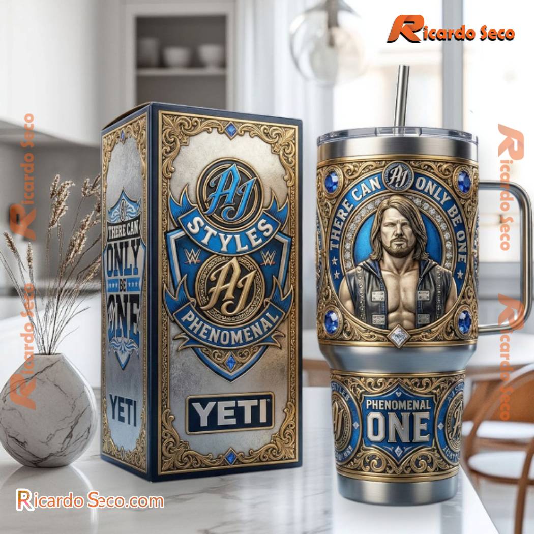 AJ Styles Phenomenal One Tumbler p39jJ4w