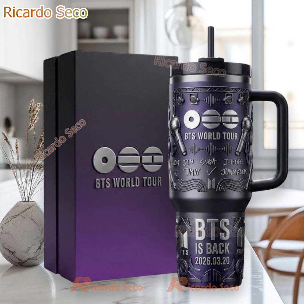 BTS World Tour Is Back Tumbler BTS World Tour Is Back Tumbler w8l2ZrK