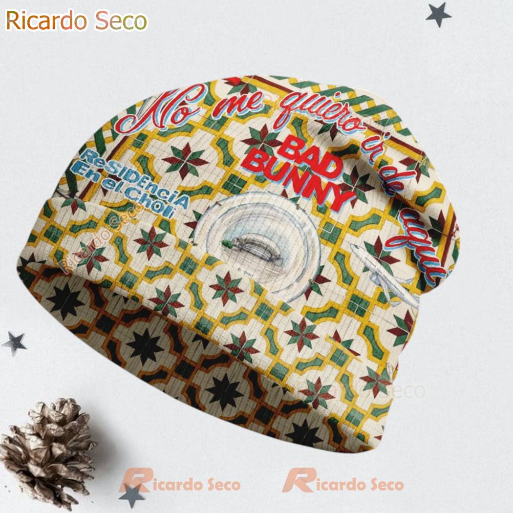 Bad Bunny Colorful Beanie Hat-b bLNuxc9