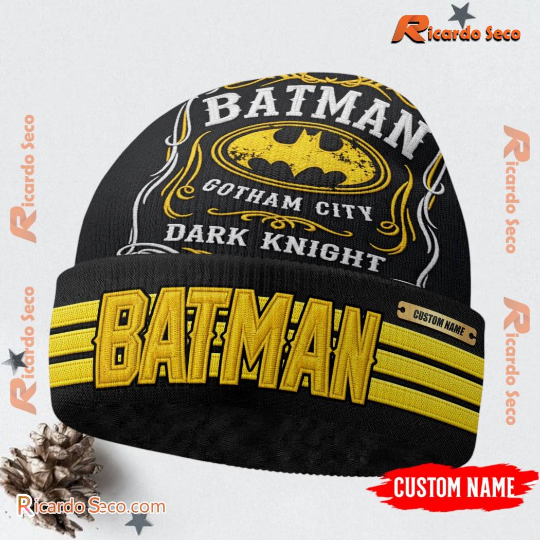 Batman Premium Beanie Hat-b 7KIHMzy