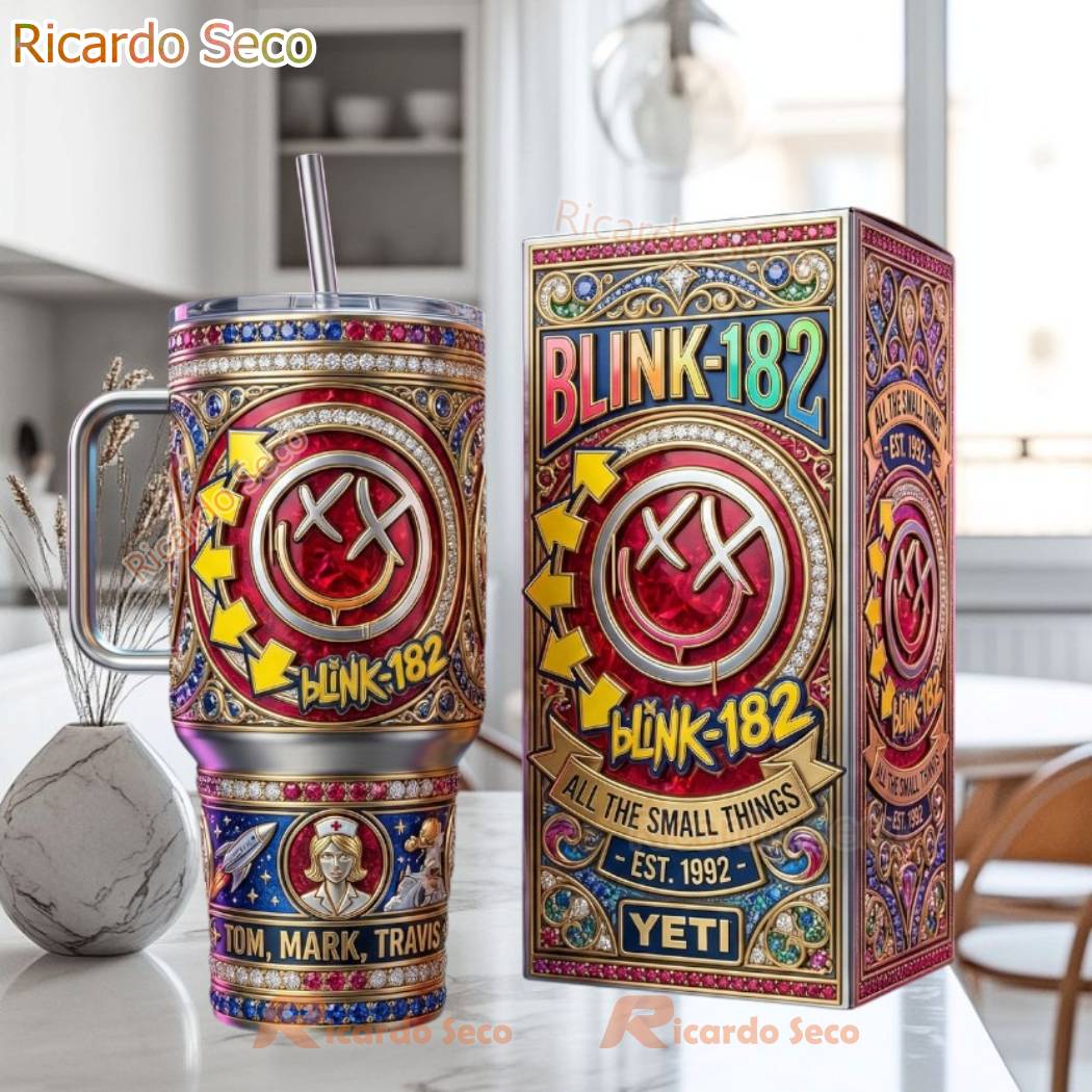 Blink 182 All The Small Things Est 1992 Tumbler DP9UCOF