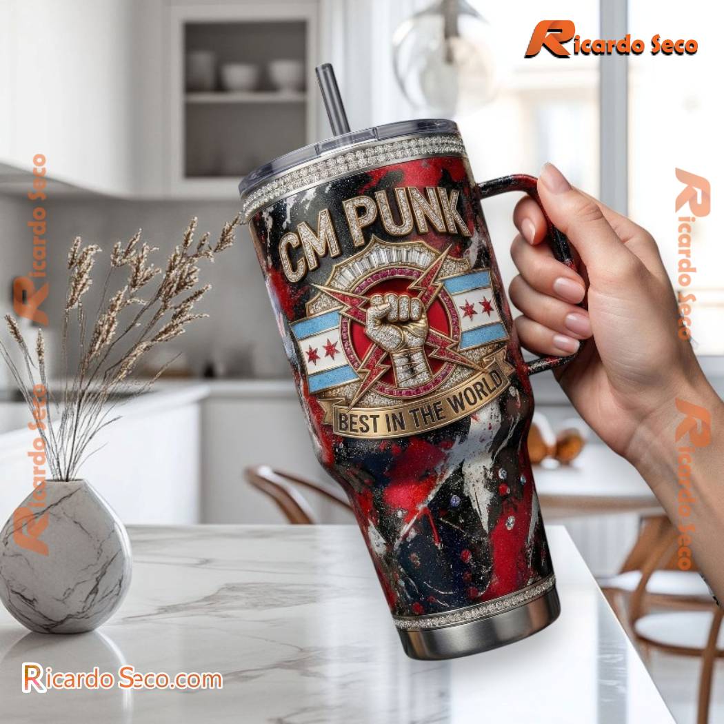 CM Punk Best In The World Tumbler-a s3DxY5b