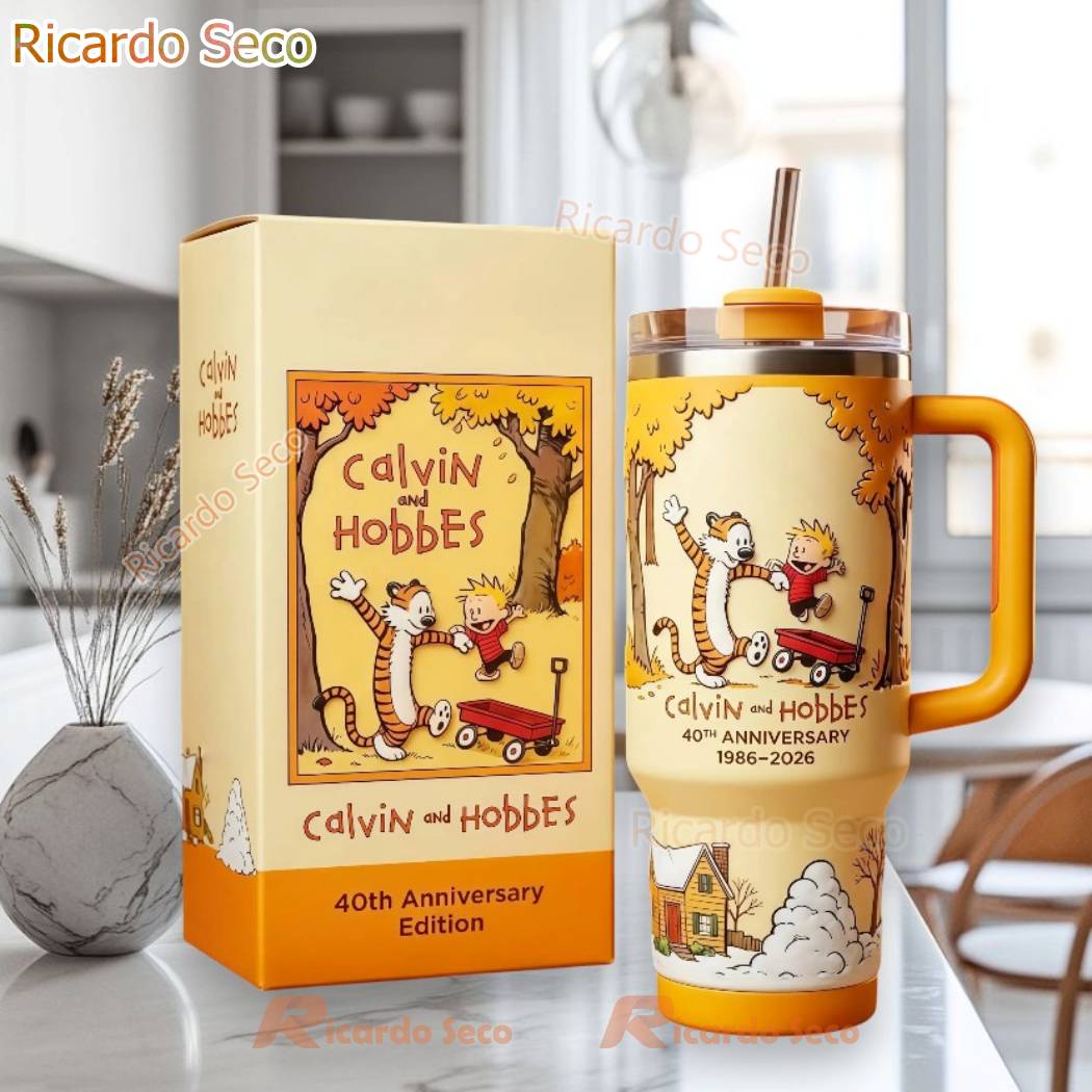 Calvin and Hobbes 40th Anniversary Edition Tumbler BSFWO1D