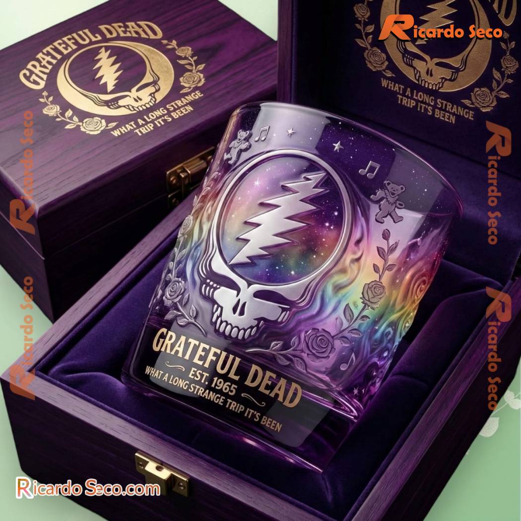 Grateful Dead Est 1965 Whiskey Glass U52uXRF