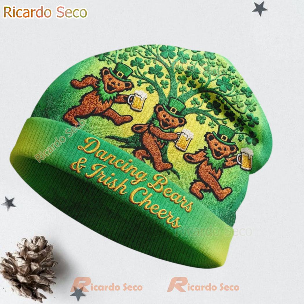 Grateful Dead & Irish Premium Beanie Hat-b hgF9nrN