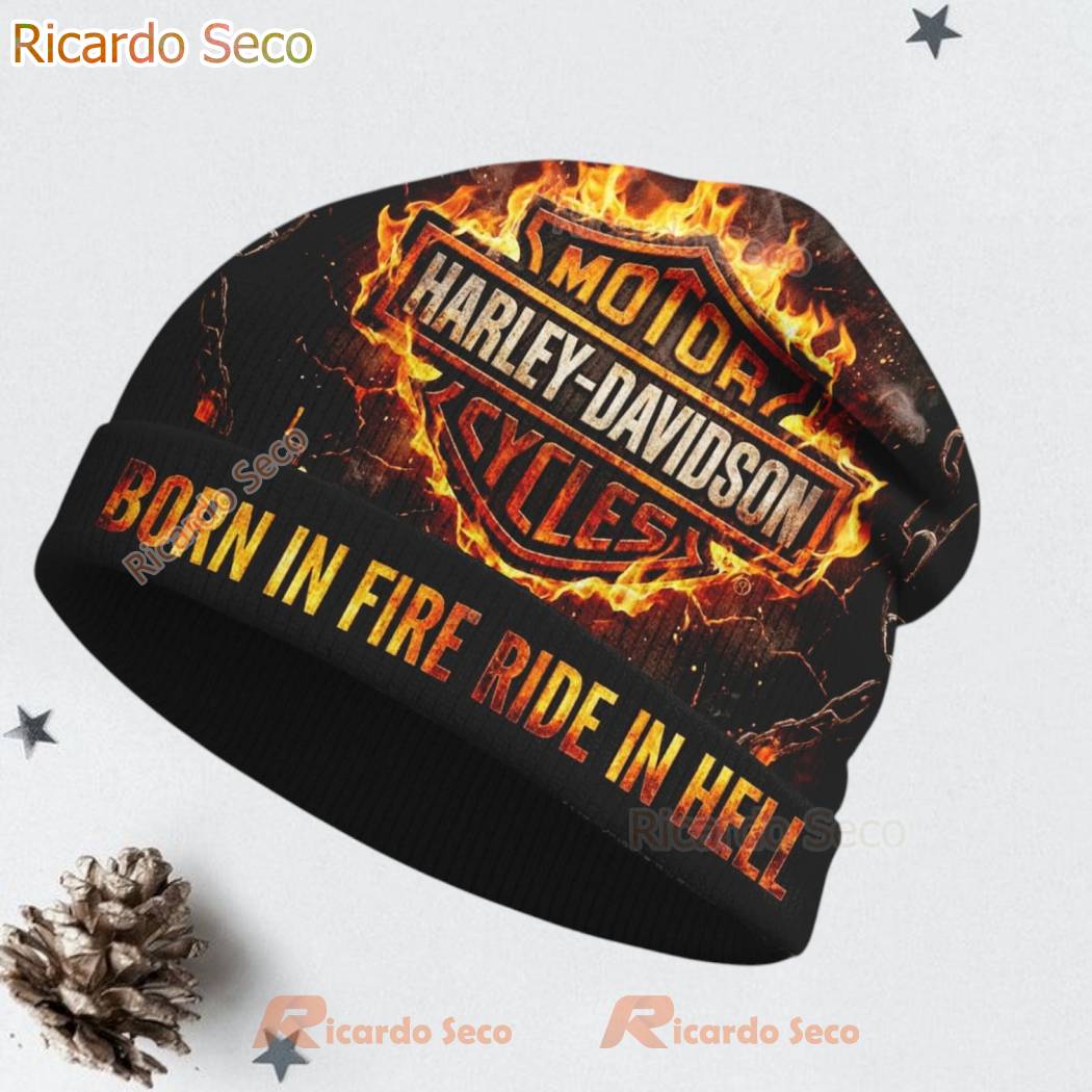 Harley-Davidson Motor Cycles Beanie Hat-a WkJeoUF