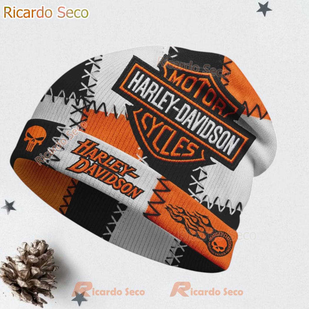 Harley-Davidson Motor Cycles Beanie Hat OSLCqX3