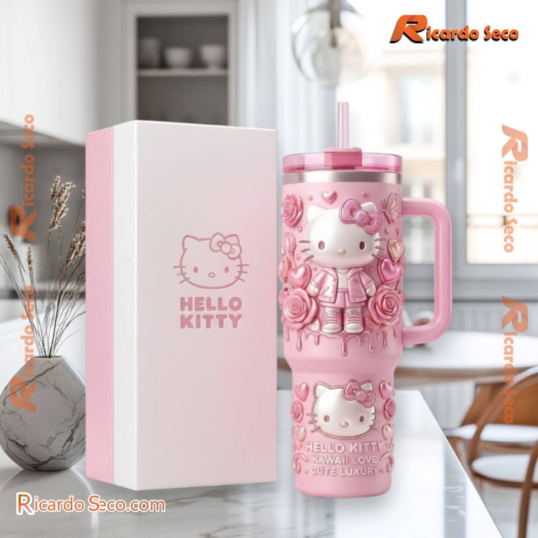 Hello Kitty Kawaii Love Cute Luxury Tumbler JDunzpi