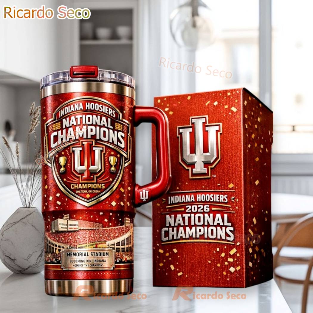 Indiana Hoosiers 2026 National Champions Memorial Stadium Tumbler lb23Lzo