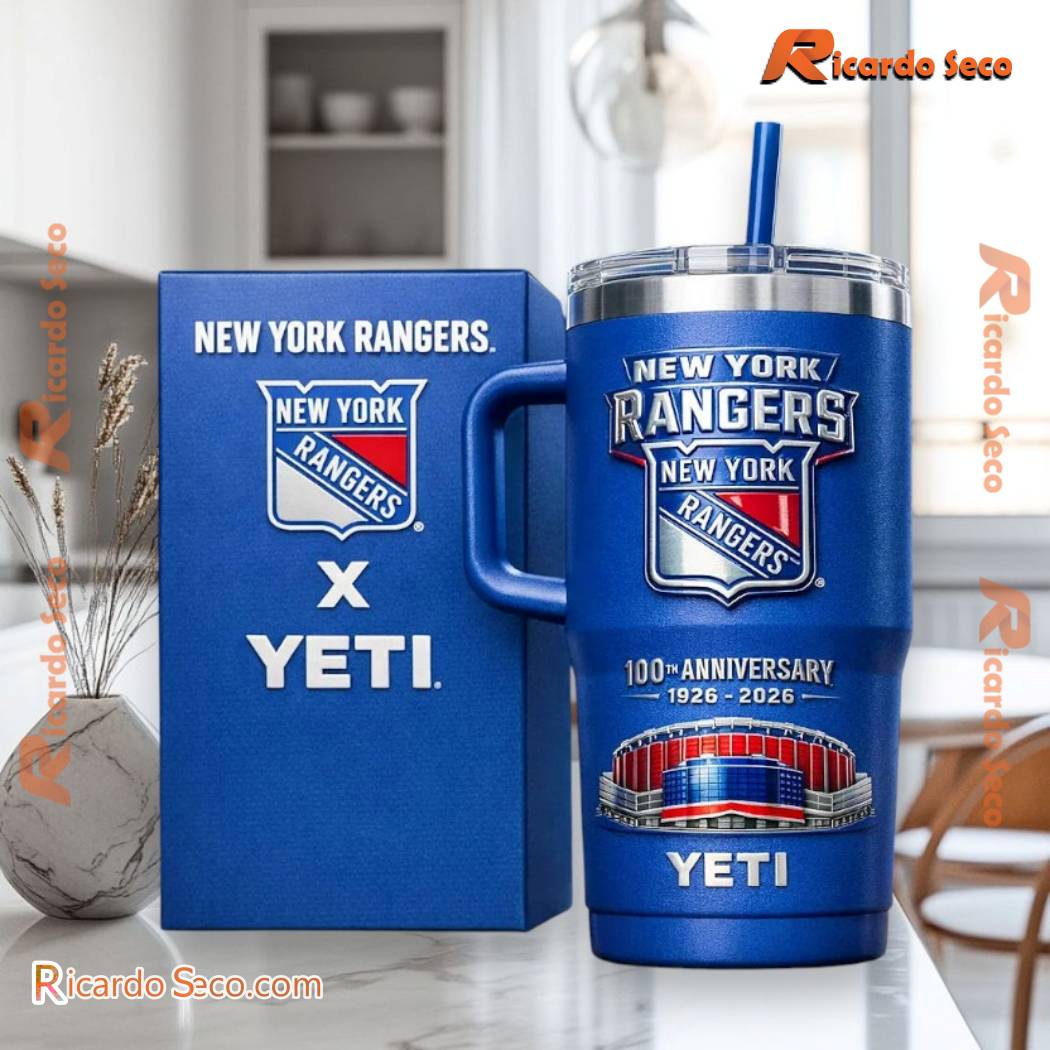 New York Rangers 100th Anniversary 1926-2026 Tumbler qaGtYwg