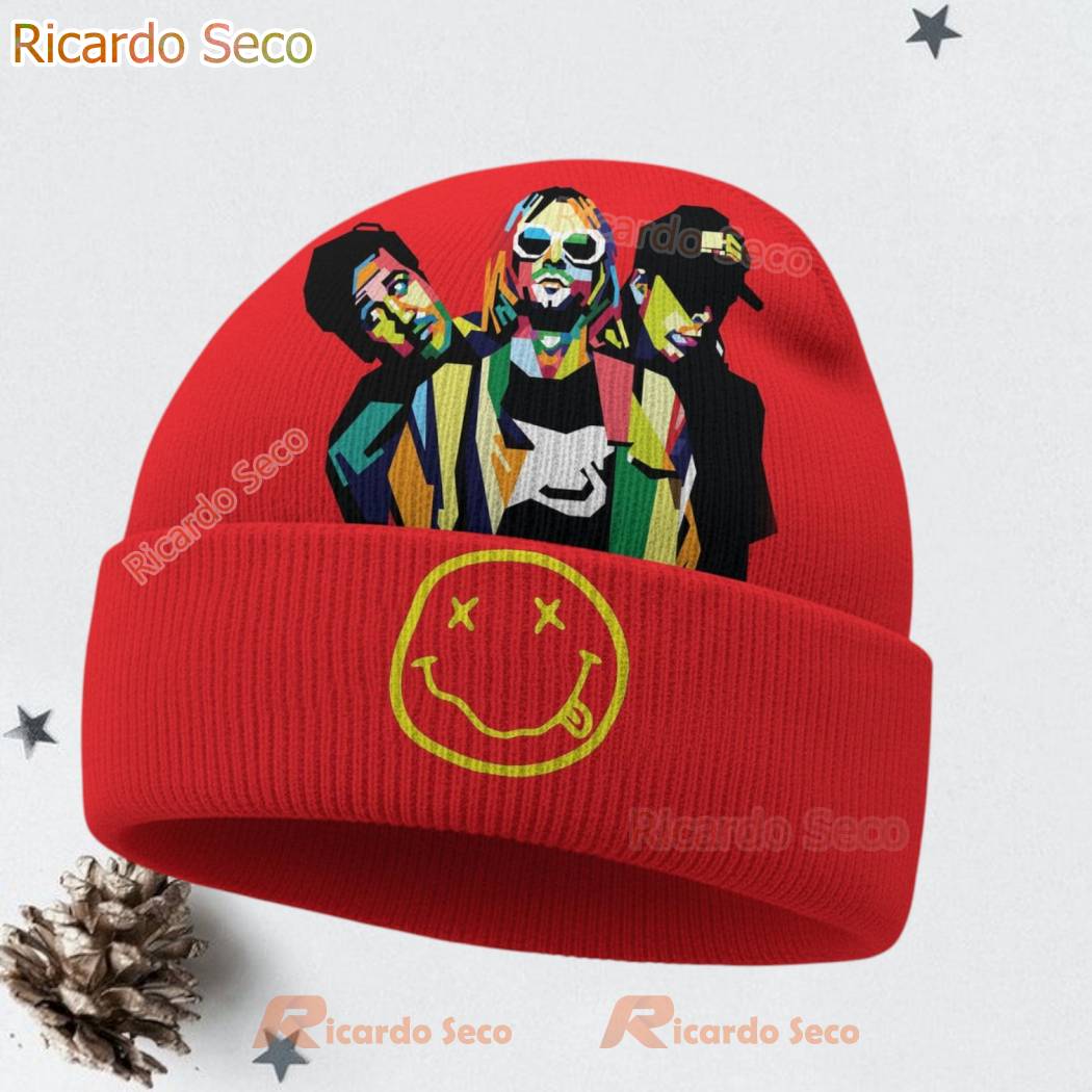 Nirvana Premium Beanie Hat-a Nirvana Premium Beanie Hat-a tOpyC3V