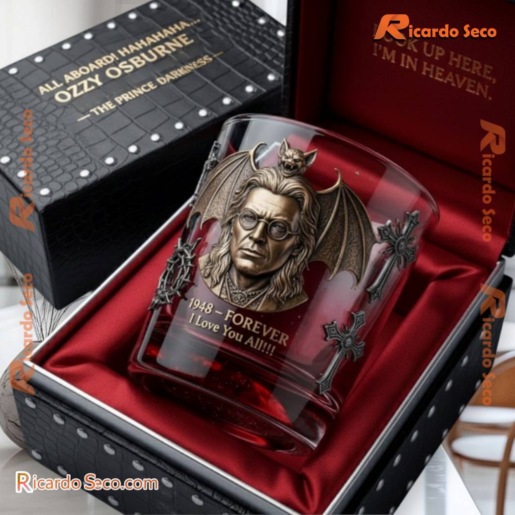 Ozzy Osbourne The Prince Of Darkness 1948 Forever Whiskey Glass Ozzy Osbourne The Prince Of Darkness 1948 Forever Whiskey Glass xETNfXa