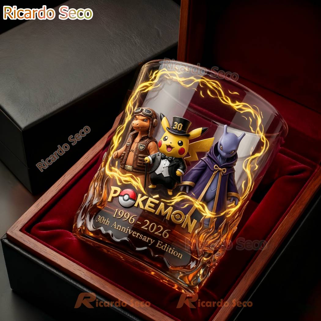 Pokémon 30th Anniversary 1996-2026 Whiskey Glass-a dpfMkYh