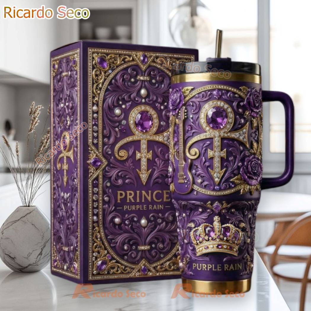 Prince Purple Rain Premium Tumbler VdeJZjA