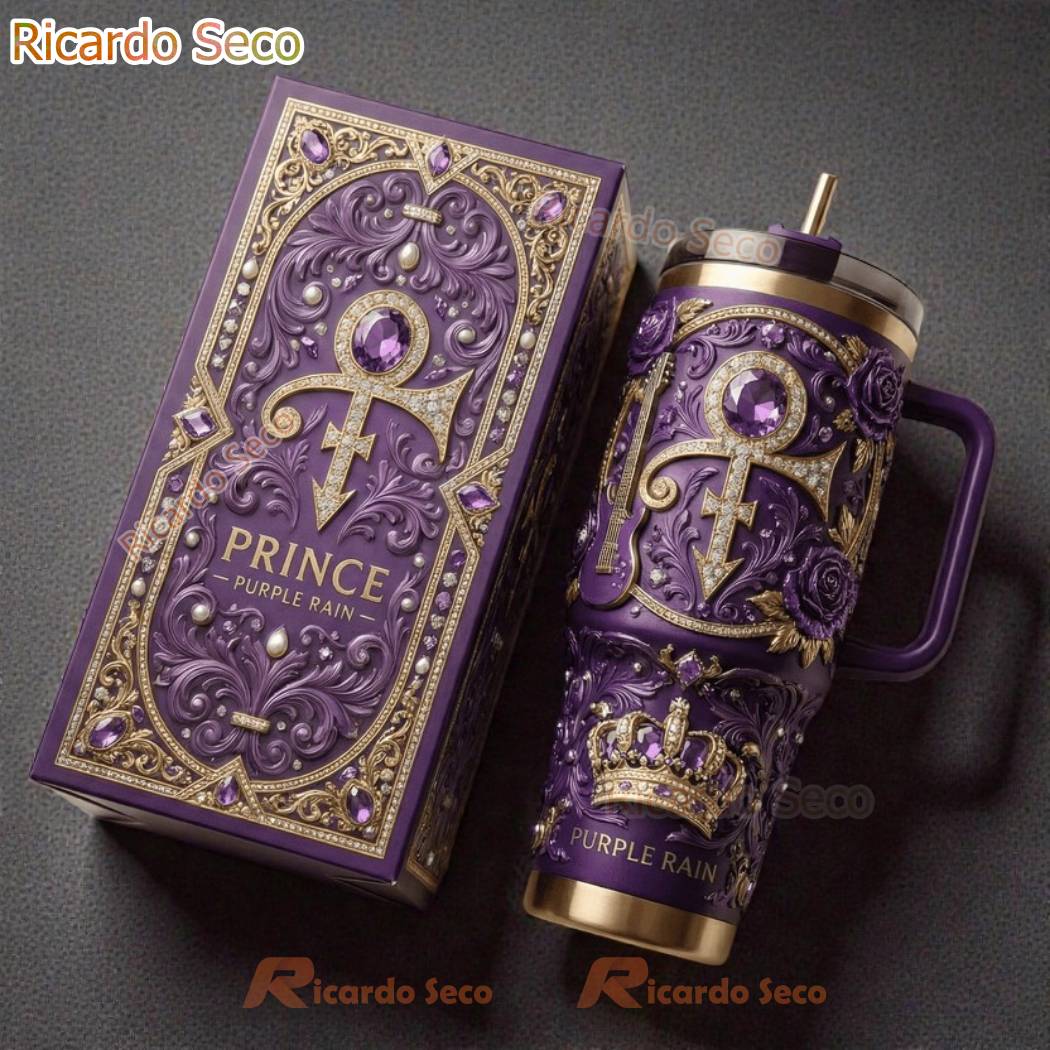 Prince Purple Rain Premium Tumbler-a V1QmI4k