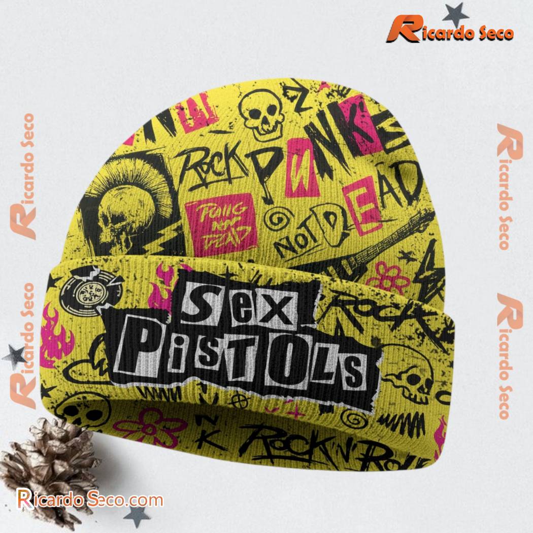 Sex Pistols English Punk Rock Band Beanie Hat-b V45bxrB
