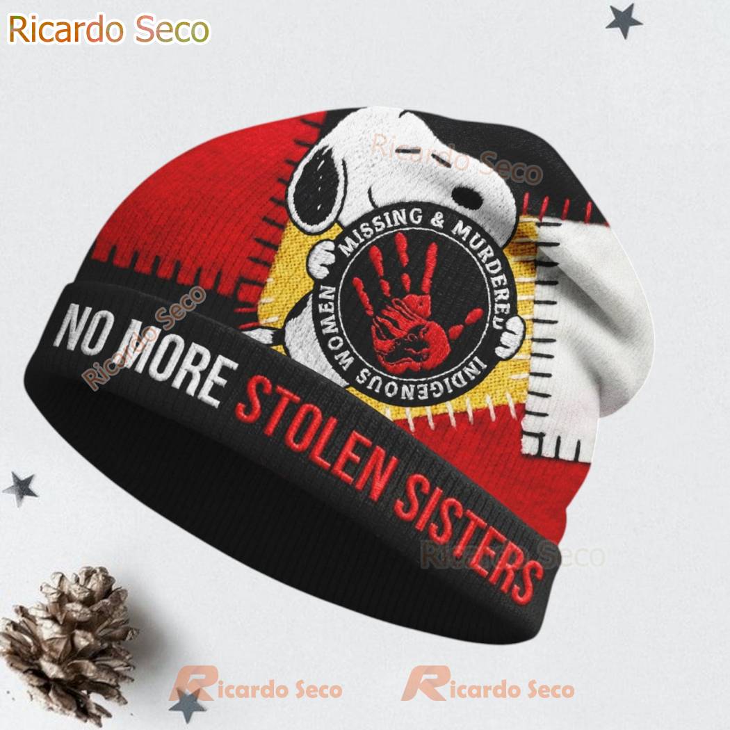 Snoopy MMIW Awareness Day Beanie Hat N87bzac