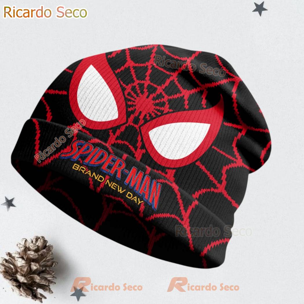 Spider Man Brand New Day Beanie Hat-a oage6nf