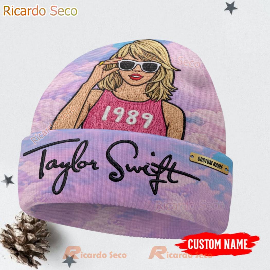 Taylor Swift 1989 Premium Beanie Hat UMrIoP4