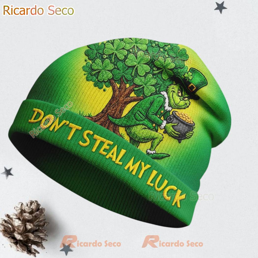 The Grinch Who Stole St Patricks Day Beanie Hat-a POTBfER