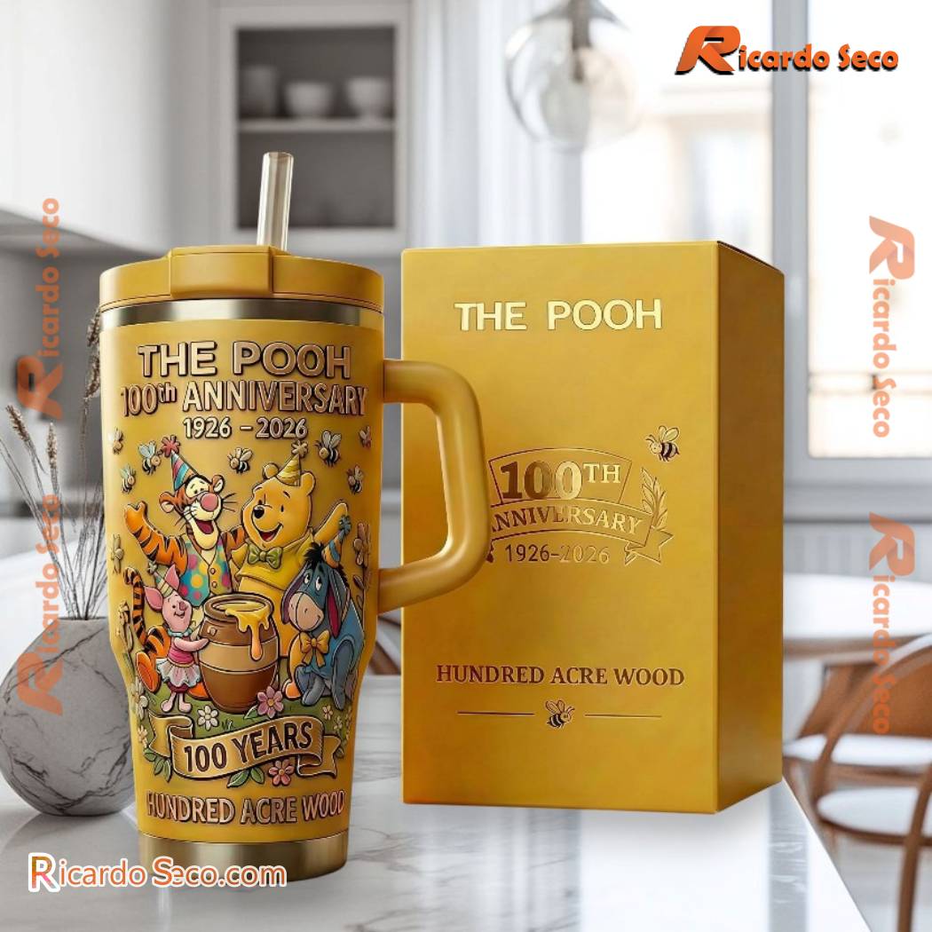 The Pooh 100 Years Hundred Acre Wood Tumbler 4uxhg6X